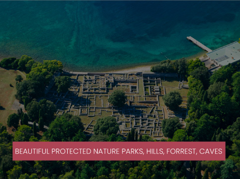 BEAUTIFUL PROTECTED NATURE PARKS HILLS FORREST CAVES IN ISTRIA